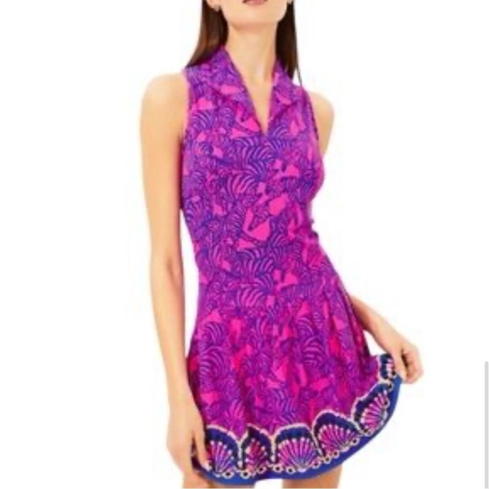 NWT Lilly Pulitzer Pink and Purple Sleeveless Sundress
